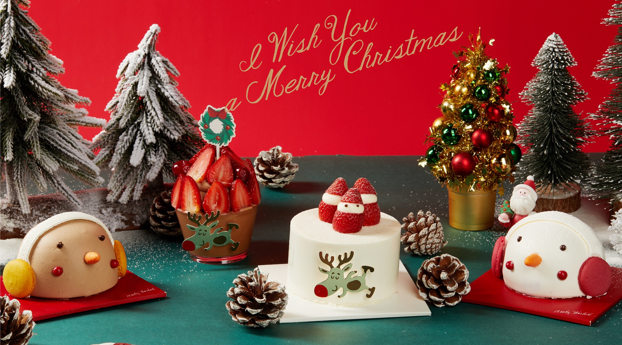 巴黎贝甜*AndyWarhol合作款圣诞蛋糕创意上市 打造一场暖心圣诞